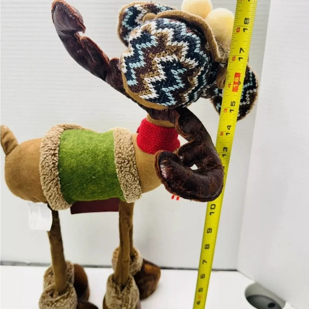RAZ Imports – 17″ Moose Christmas Display Piece or Christmas Tree Ornament